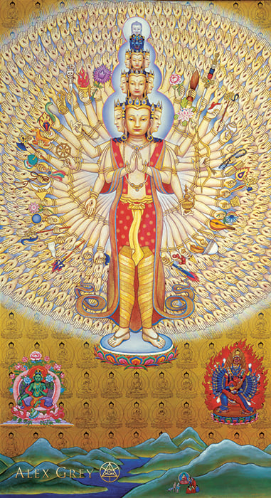 Avalokitesvara Alex Grey 