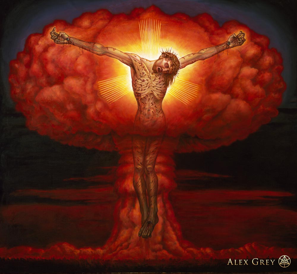 Nuclear Crucifixion - Alex Grey