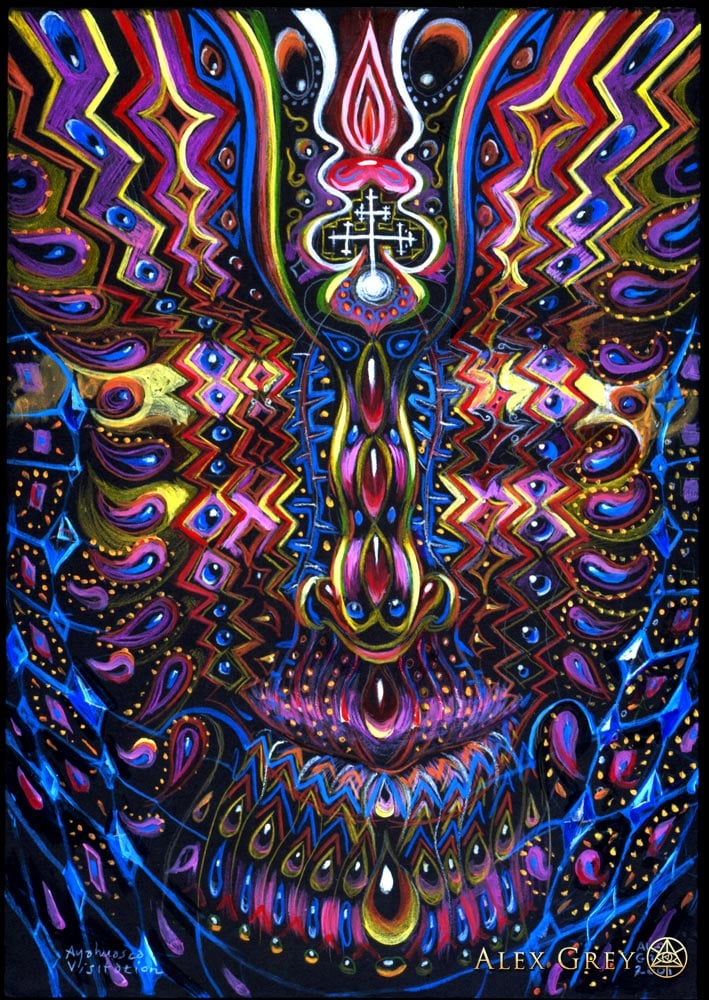 Ayahuasca Visitation Alex Grey 